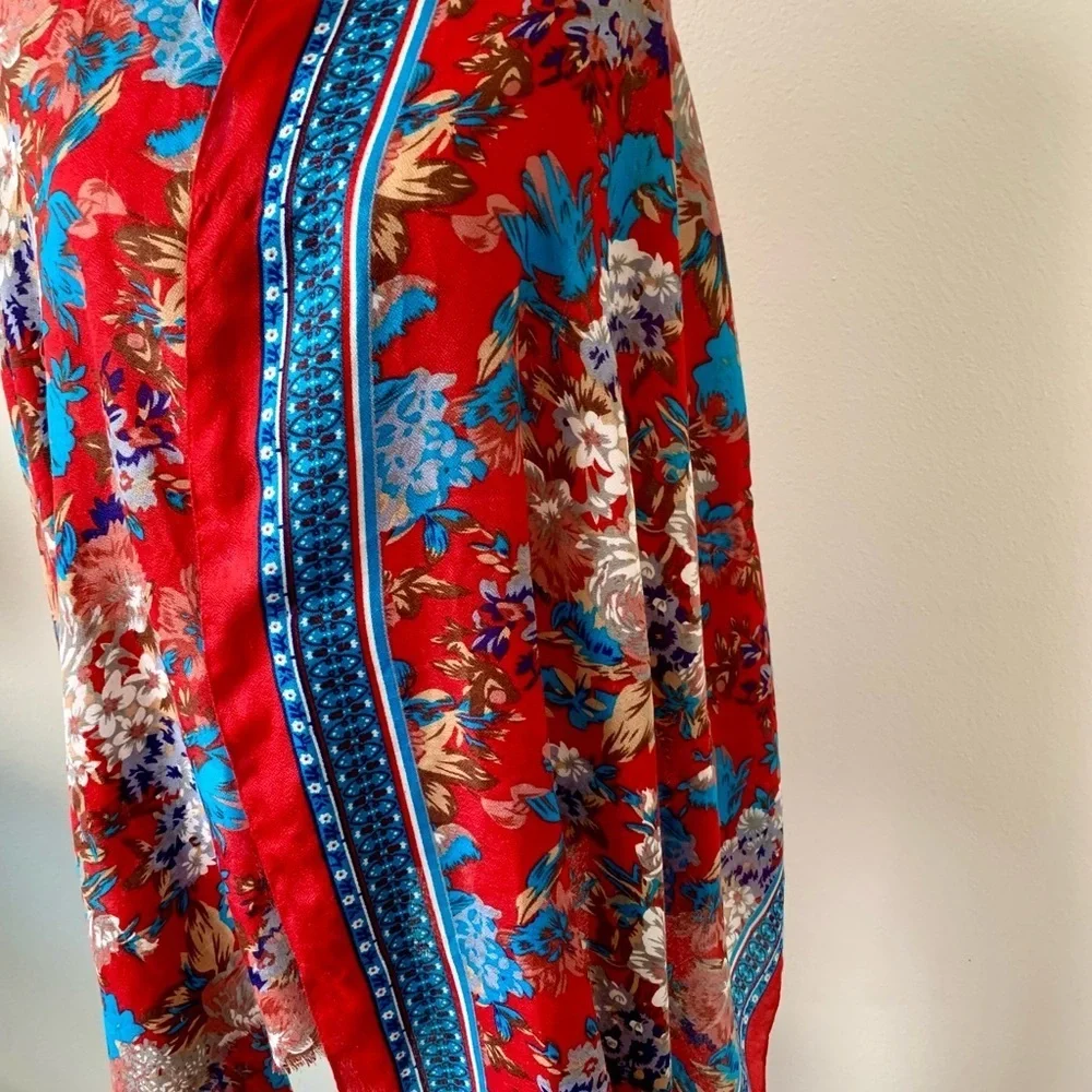 Colorful scarf 32/68 inches